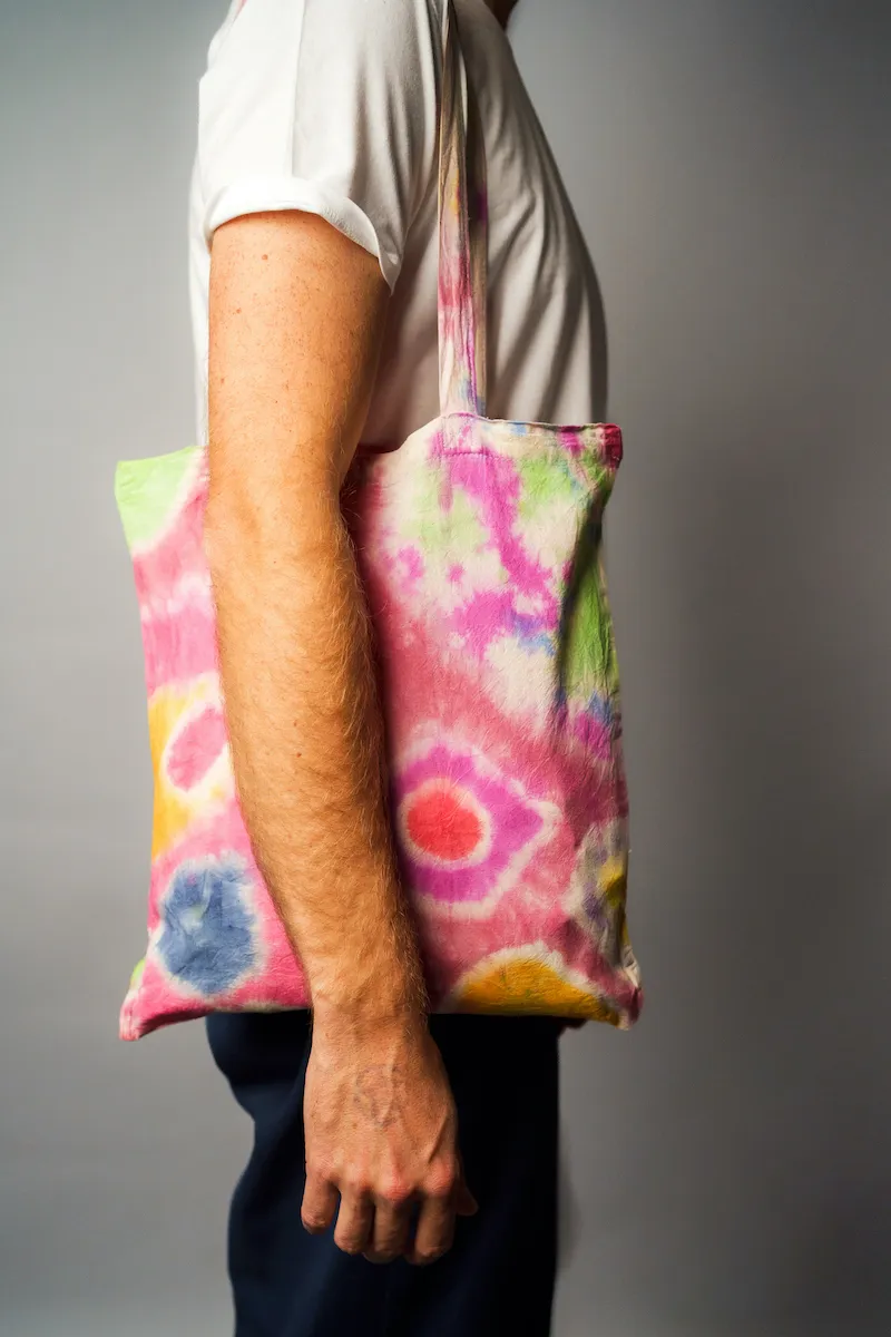 Tie Dye Tote - Bacteria